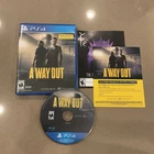 A Way Out - Sony PlayStation 4 PS4 Complete CIB