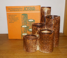 JASBA Advents - KerzenLeuchter mit Vase - Fat Lava / Mid-Century 093 62 17