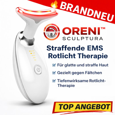 Oreni  Sculptura EMS Rotlicht Gerät Facelifting Gesicht Anti Aging gegen Falten