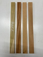 4 Pcs, Poplar African Mahogany Cedar 23-1/2x 1-7/8x 3/4 Thin Stock 7708