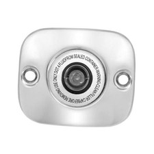 Brake Fluid Cap Master Cylinder Cover Fit for Harley Touring Softail Chrome