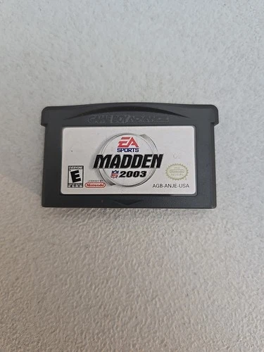 MADDEN NFL 2003 -  NINTENDO GAME BOY ADVANCE SP GBA Authentic