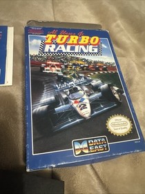 Al Unser Jr Turbo Racing (Nintendo NES) Complete In Box w/Manual Authentic Used 
