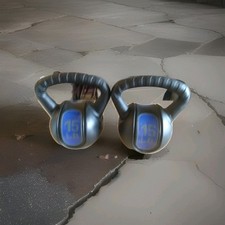 A Pair Of kettlebell 15 lb 2x15lb