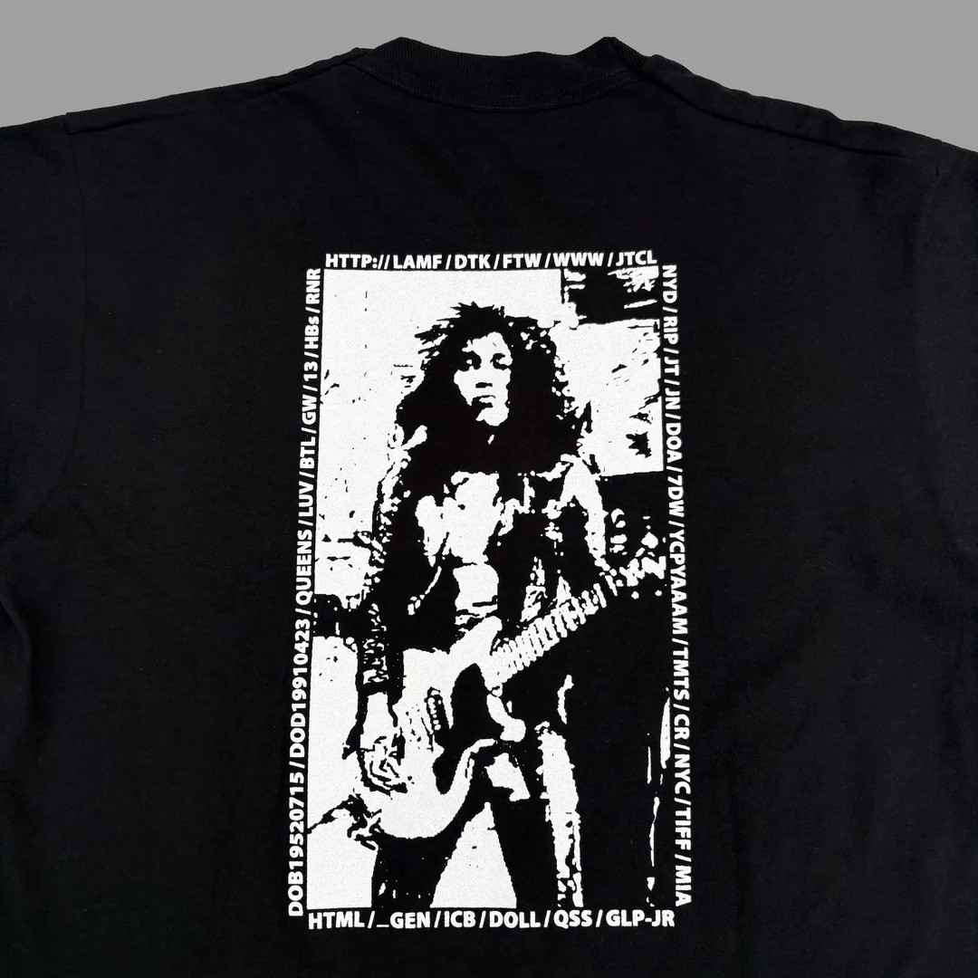 Johnny Thunders Cyber Lounge Tシャツ Sサイズ Johnny Thunders Cyber Lounge 1990 90s Vintage New York Dolls