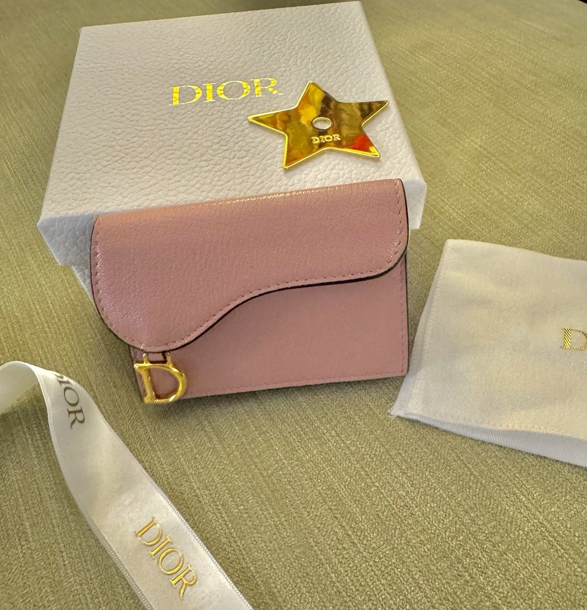 Bag Dior Saddle Cardholder Authentic Dior Saddle Flap Card Holder