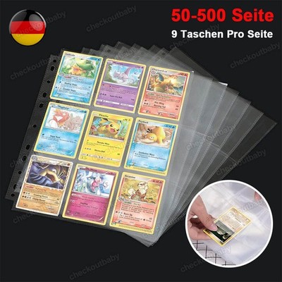 Sammelkarten Album 540 Karten - Pokemon Album Mit Reißverschluss, 30 Seiten Wasserdicht