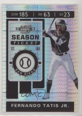 2020 Panini Chronicles Contenders Optic Hyper Prizm /299 Fernando Tatis Jr 0d8v