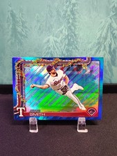 2025 Topps Holiday - Josh Smith #H153 Holiday Blue Metallic Glitter