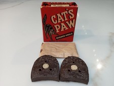 Vintage Cat's Paw Twin Grip Rubber Shoe Heels " 1940's " ORIGINAL  NIB