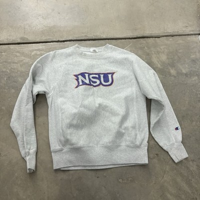 Vintage 90s  NSU COLLEGE Champion Reverse Weave Crewneck Sweatshirt Sz Small