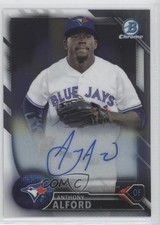 2016 Bowman Chrome Prospect Auto Anthony Alford #CPA-AA Auto 3d5