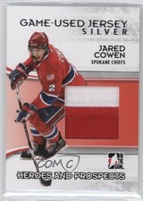 2009-10 ITG Heroes and Prospects Game-Used Jersey Silver Jared Cowen #M-37 2a8
