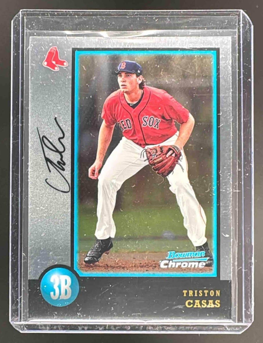 Triston Casas 2018 Bowman Chrome Draft #98B-TC (B)