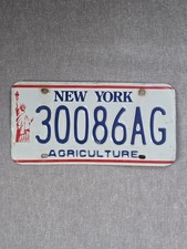 New York Liberty Agriculture License Plate - #30086AG 🗽