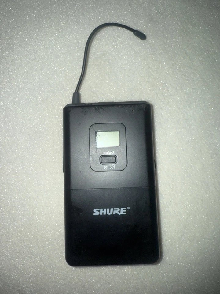 Shure SLX4 Funkempfänger mit SLX1 Gitarrensender - Bild 3 von 4