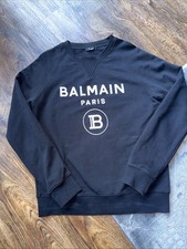 ORIGINAL BALMAIN Sweathirt ,Schwarz ,Size XL