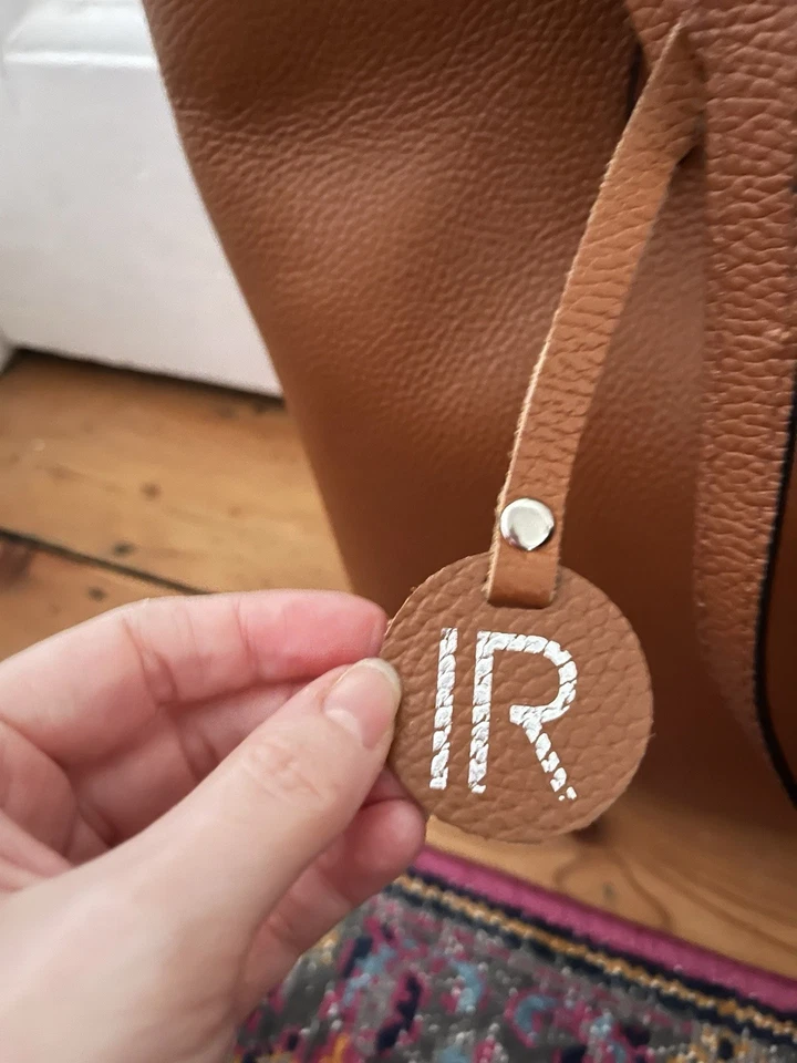 Isabella Rhea Tote Bag In Cognac Brown Leather From SS25 Collection - Image 3 of 4