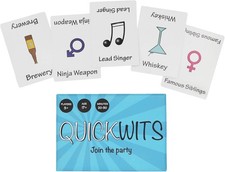 QUICKWITS card game Social Adult Party Game 17+ open box