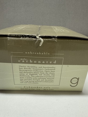 Carlisle Grainware Poly-Carbonated Classic Double Old Fashioned (set of 4) - Picture 6 of 8