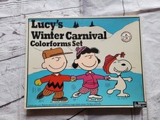 Lucy's winter carnival colorforms set 2017 reproduction of 1972 original