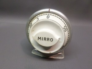 VINTAGE MIRRO KITCHEN TIMER ALUMINUM - 1950'S - WORKING  RUNS/ STOPS