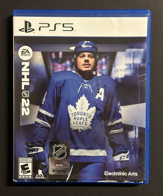 NHL 22 PS5 PlayStation 5 Game Complete CIB Auston Matthews EA Sports Hockey