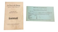 1926 American Museum Natural History NY Make ...