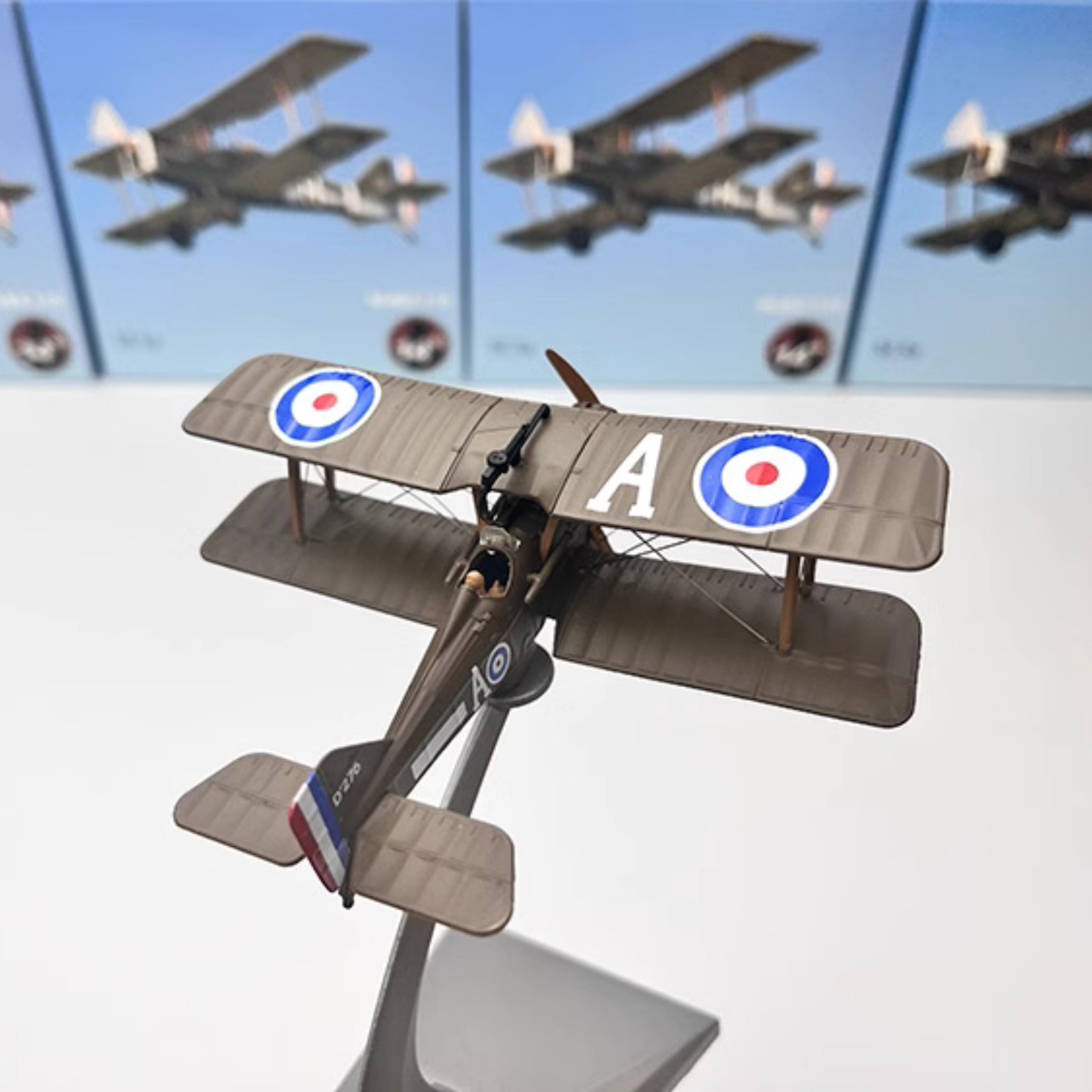 1/72 Scale Diecast Alloy WWI British SE.5A Fighter Model With Display Stand