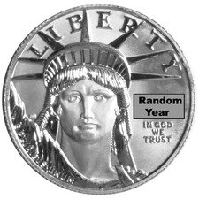Random Year $50 1/2-oz American Platinum Eagle BU 1681.06 per troy oz