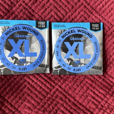Lot Of 2 D'Addario EJ21  Guitar Strings 12-52:two Sets.