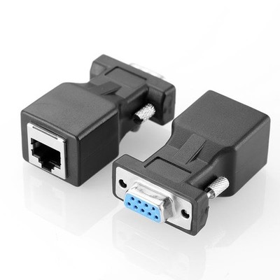 Tripp Lite Null Modem Serial DB9 Serial Modular Adapter Kit 2XDB9F To RJ45F