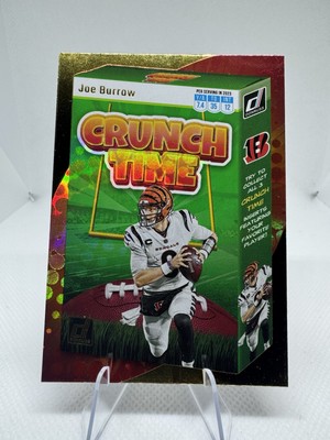 2023 Panini Donruss Joe Burrow Crunch Time Cincinnati Bengals CT-3 Case Hit    