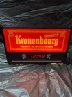 Vintage Kronenbourg Beer Lighted Sign Digital Clock Display