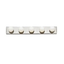 Kichler 626 Nickel Bath  Vanity 36"W 6-Bulb Bathroom Lighting Fixture