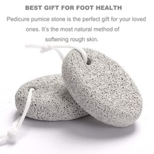 Pumice Stone Foot Scrubber for Feet Natural 2-Pack...