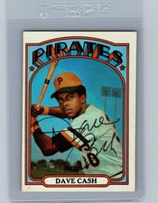 1972 Topps - Dave Cash #125 AUTO AUTOGRAPHED SIGNED 4