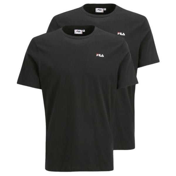 Футболка Fila Herrenkleidung FAM008383128 BROD TEE DUBBLE PACK Schwarz