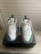 Jordan Air Jordan 11 Retro High Top Boys Sneakers White/Green US 7Y DQ8431-130