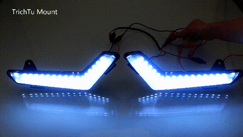 LED Signature Auxiliary Turn Signal Lights Clear Len For Can-Am Defender 2020-25 - Picture 2 of 24