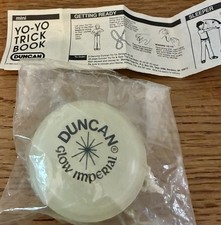 1989 Duncan Glow Imperial Yo-Yo Rice Krispies Post Cereal Premium w/Trick Bk NEW