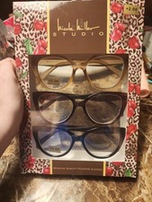 Nicole Miller Studio Premuim Reading Glasses 2.00 NIB