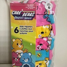Care Bears Kids Hipsters Underwear Size 6 Girls 100 Cotton 6 Pack