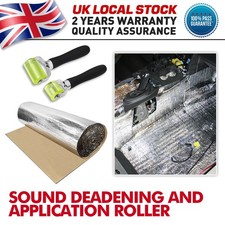 7mm Sound Deadening Mat Firewall Heat Shield Insulation Thermal For Car Boat Van