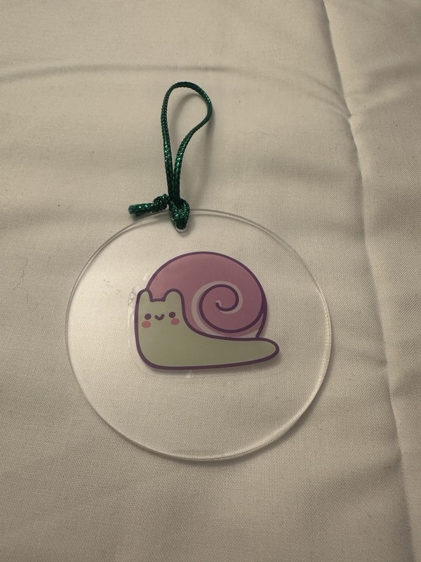 Purple Snail Ornament New
