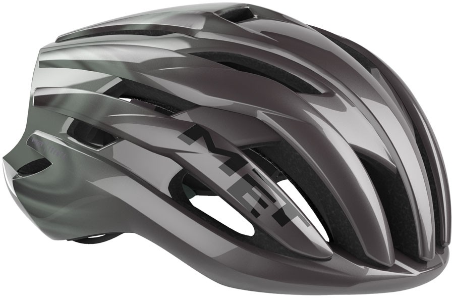 MET Trenta MIPS Road Helmet Large Opal Gray Glossy High Ventilation Aerodynamic