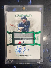 2019 Panini Flawless Fernando Tatis Auto Rookie Patch RC #3/5 🔥 Nasty Tag Patch