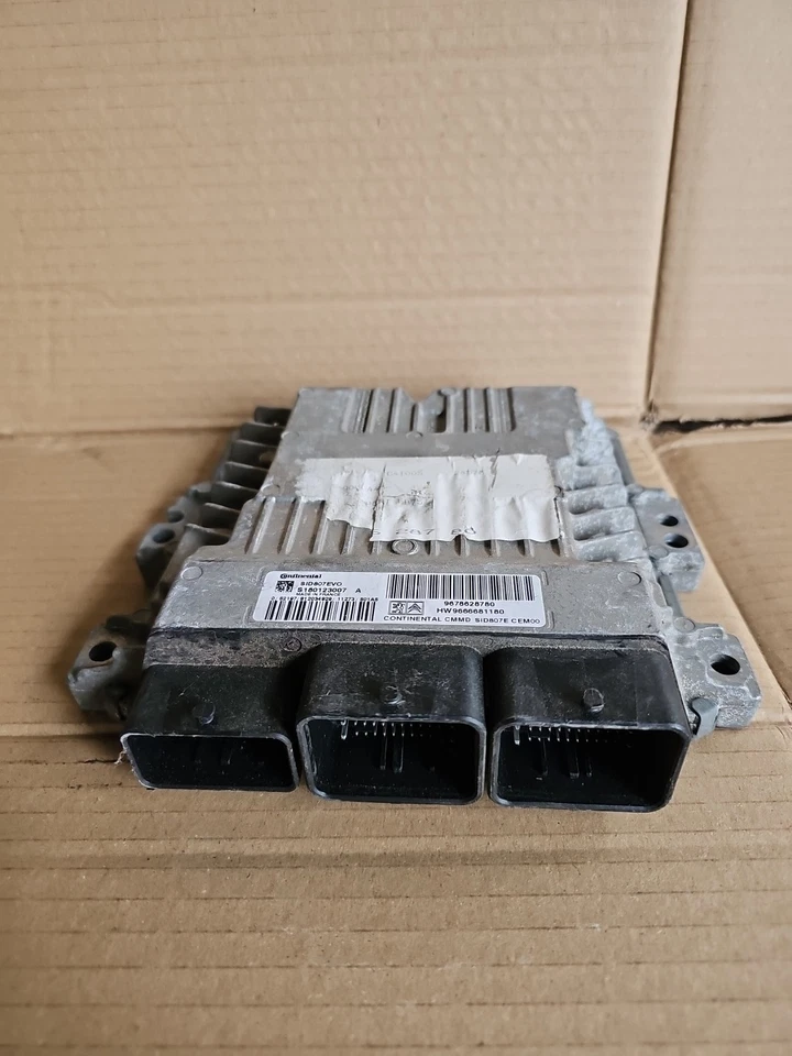 Calculateur moteur PEUGEOT CITROEN SID807EVO S180123007A HW9666681180 9678628780 - Immagine 3 di 3