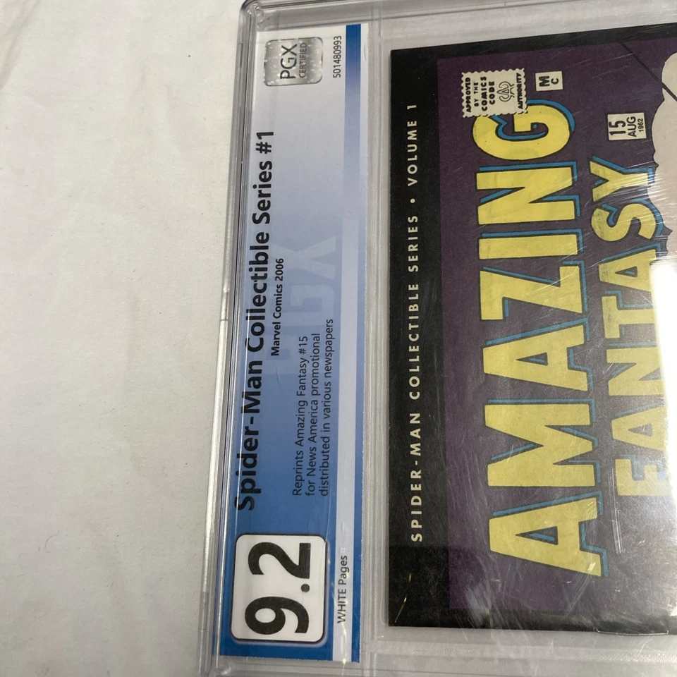 Spider-Man Collectible Series #1 PGX 9.2 2006 Reprints Amazing Fantasy #15 RARE - Image 3 of 3