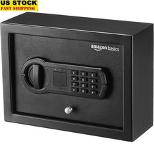 Compact Electronic Safe W/ Programmable Keypad Drawer Mounting Security New